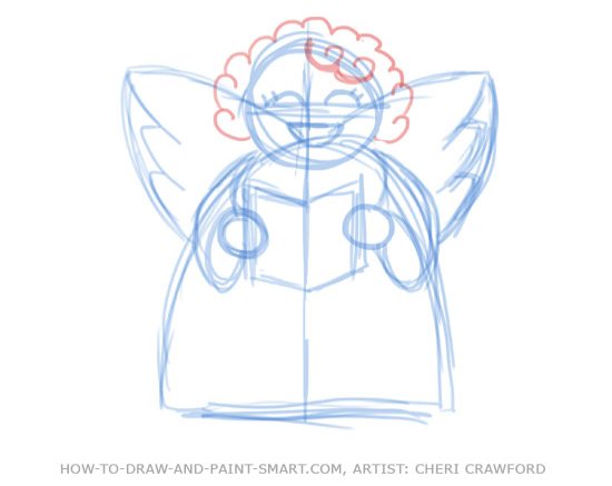 Angel Drawing 8