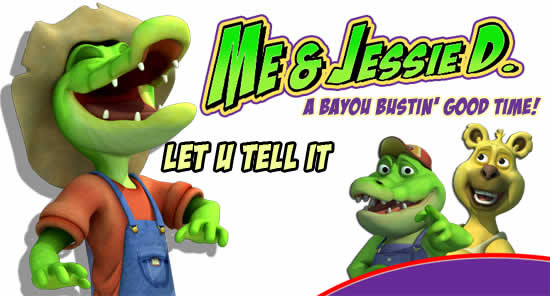 Alligator Cartoon - Adventures of Me & Jessie D.