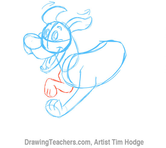 How to Draw a Cartoon dog 6