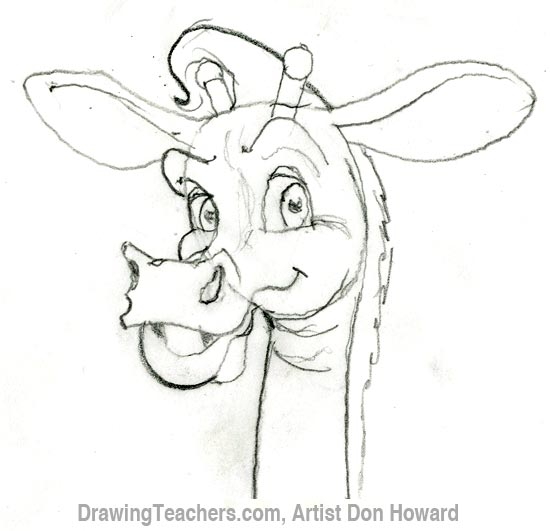 Cartoon Giraffe 4