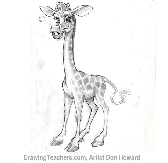 Cartoon Giraffe 6