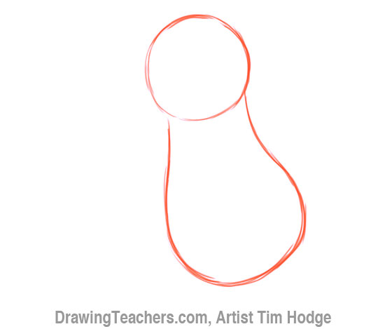 How to Draw a Cartoon penguin 2