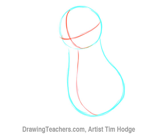How to Draw a Cartoon penguin 3
