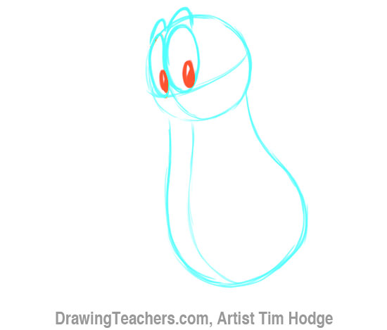 How to Draw a Cartoon penguin 4