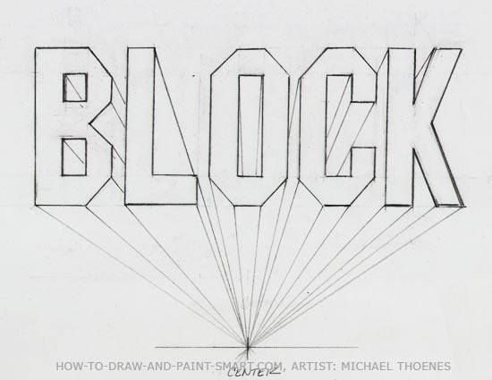 3d block letters 5