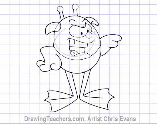 How to draw Cartoon characters "hoppy"