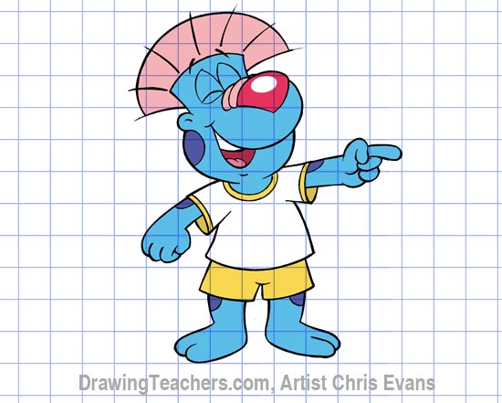 Draw Cartoon Characters - Leon from Jumbalees