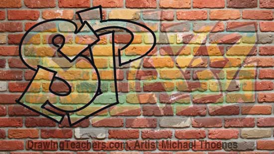 Graffit Letters SPAZZ