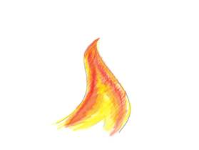 Flames Step 7 - How-to-draw-and-paint-smart.com