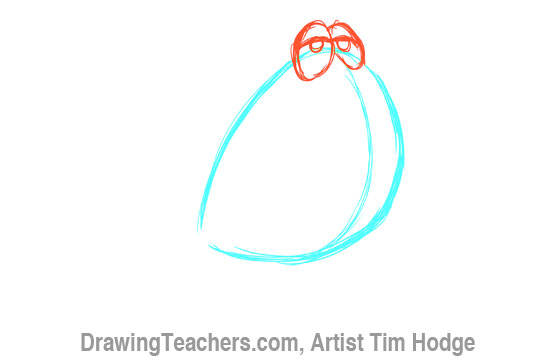 How to Draw a Cartoon frog 3