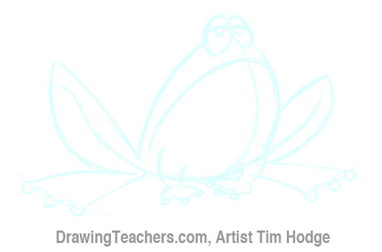 How to Draw a Cartoon frog 9