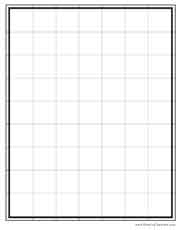 Grid Drawing Worksheet frame