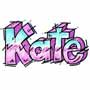 Graffiti 3D Letters Kate
