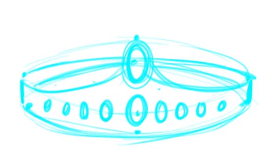 How to Draw a Crown Step 6