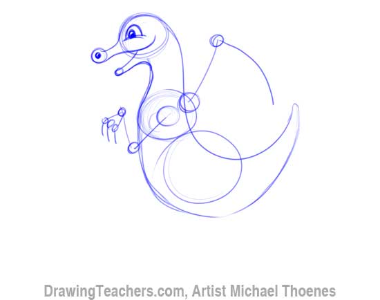 How to Draw Dragon for Kids 4