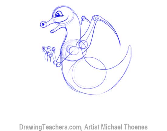 How to Draw Dragon for Kids 5