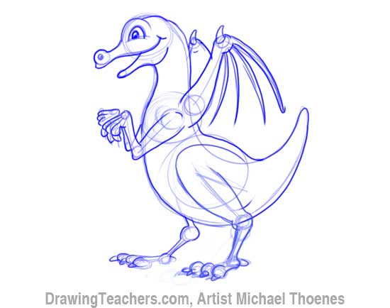 How to Draw Dragon for Kids 7
