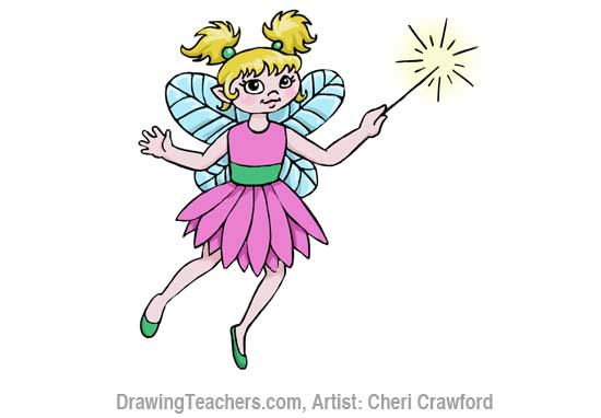 How to Draw a fairy