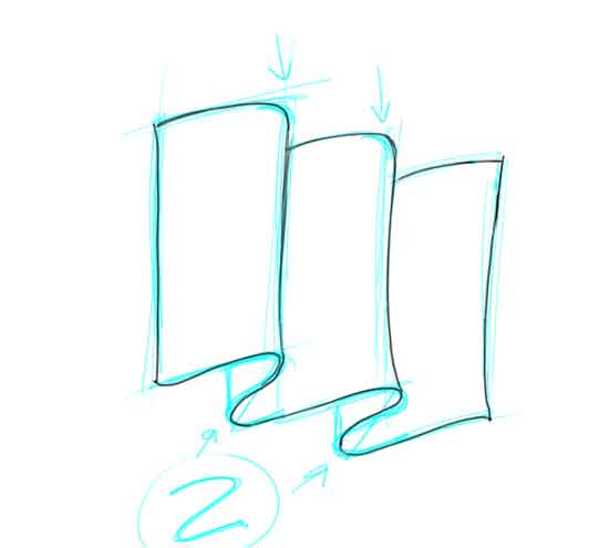 How to Draw a Flag Step 4