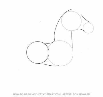 How to Draw a Horse Step 2