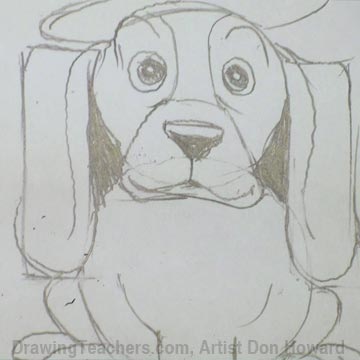 How to Draw a Hound Dog 2