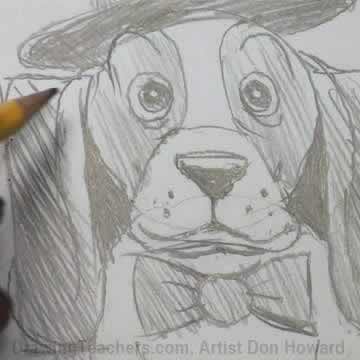 How to Draw a Hound Dog 2
