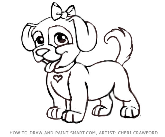 How to Draw a Puppy