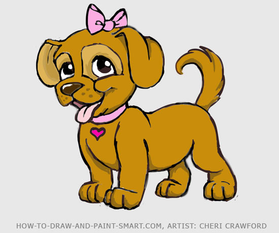 How to Draw a puppy