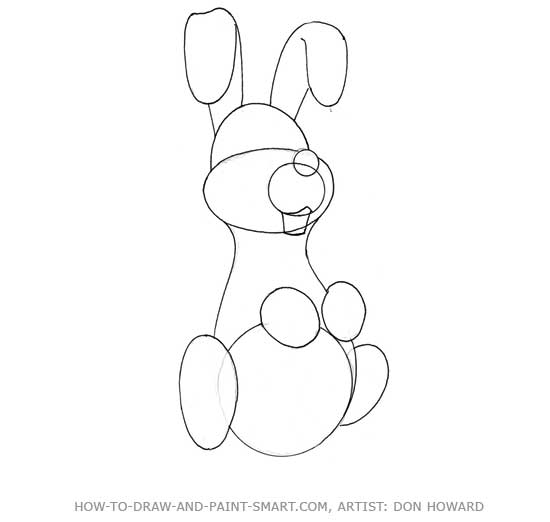 How to Draw a Rabbit Step 3