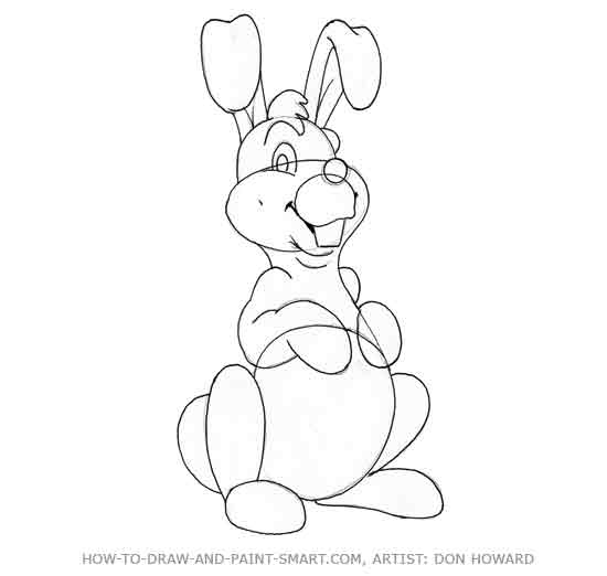 How to Draw a Rabbit Step 5