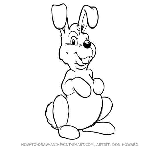 How to Draw a Rabbit Step 6