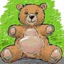How to Draw a Teddy Bear Step 12