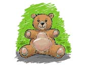 How to draw a Teddy Bear 
