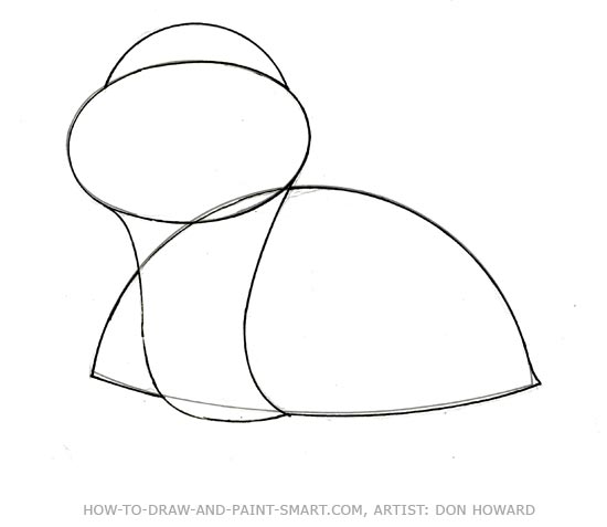 How to Draw a Teddy Bear Step 2