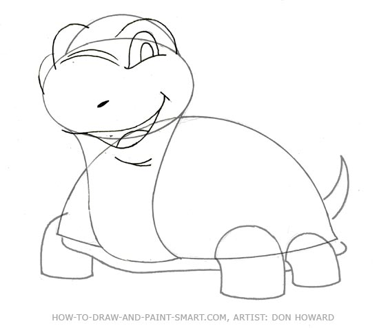 How to Draw a Teddy Bear Step 4