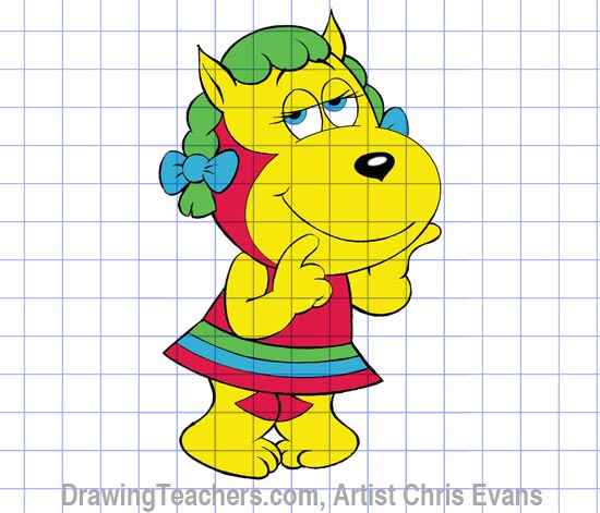 Draw Cartoon Characters - Pippa from Jumbalees