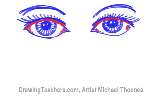 How to Draw a Easy Eyes 11