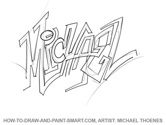 How to Draw Graffiti Letters 2