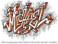 How to Draw graffiti Letters