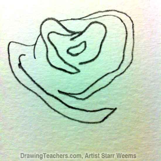 How to Draw Roses 3
