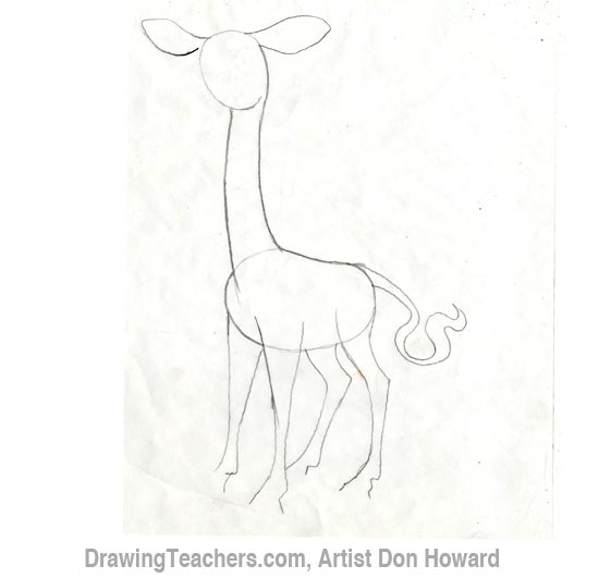Cartoon Giraffe 2