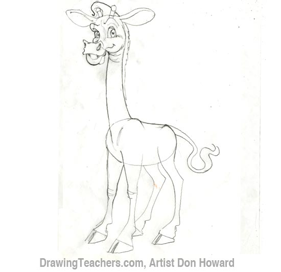 Cartoon Giraffe 3