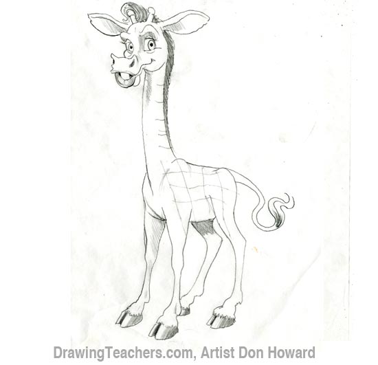 Cartoon Giraffe 5