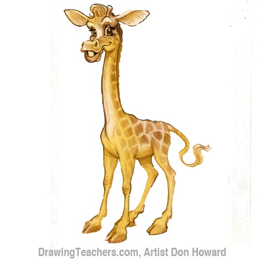 Cartoon Giraffe 8