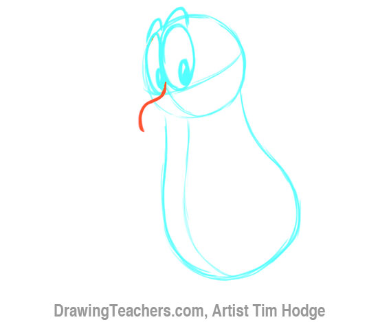 How to Draw a Cartoon penguin 5
