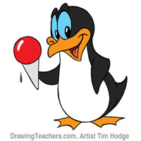 Cartoon penguin Drawing