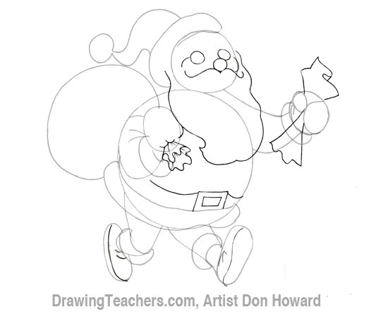Cartoon Santa Claus 3