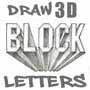 Draw 3D Block Letters