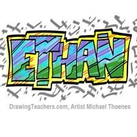 Graffit Letters Ethan