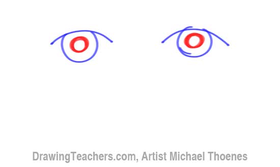 How to Draw a Easy Eyes 3